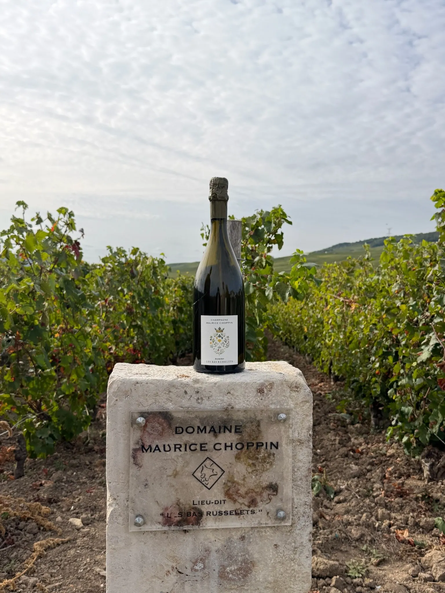 Champagne Maurice Choppin Les Bas Russelets 2021 bottle